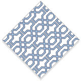 Blue Trellis Paper Cocktail Beverage Napkins
