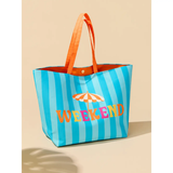 Turquoise Weekend Carryall Tote