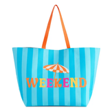 Turquoise Weekend Carryall Tote