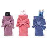 Pink, Blue, Lavender Looking Good Bow Standing Triangular Weighted Eyeglasses / Accessory Holder
