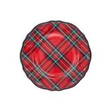 Tartan Melamine Dessert Plate
