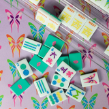 The Brights! Teal House Mahjong Tiles