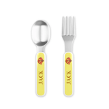 Personalized Tom Turkey Kids Fork & Spoon