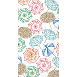 Coral Umbrella Pattern Paper Guest Towels