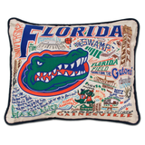 University of Florida Collegiate Embroidered Pillow
