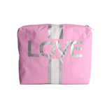 "Love" Tyvek Pouch - Pink