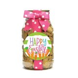 Happy Easter Carrots Theme Mini Chocolate Chip Cookies - Quart