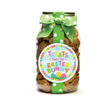 Happy Easter Treats Bunny Mini Chocolate Chip Cookies - Quart