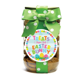 Happy Easter Treats Bunny Mini Chocolate Chip Cookies - Pint