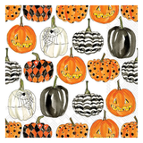 Pumpkin Pattern Cocktail Napkin