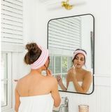 Pink Cabana Spa Head Wrap