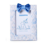 Small Blue Toile Quilted Frame