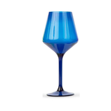 Acrylic Stemmed Wine Glass - Blue