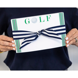 Golf Stripe Slab Notepad