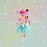GLITTEVILLE SUGAR PLUM PIXIE ORNAMENT, RESIN 8"