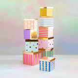 GLITTERVILLE RAINBOW GOLDED NESTING BOX SET