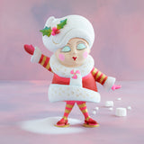 Glitterville Mini Madame Noel Tabletop Red