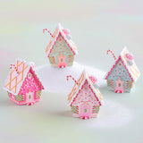 Glitterville Rainbow Ginger Cottage Ornament
