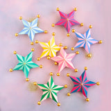 Glitterville Small Radiant Stripe Star