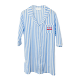 XS/ Small Blue Cabana Night Shirt