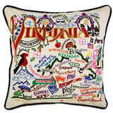 VIRGINIA HAND EMBROIDERED PILLOW