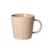 ON FIRE BEIGE TEACUPS