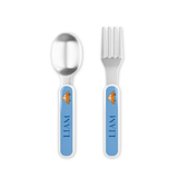 Personalized Vroom Vroom Kids Fork & Spoon