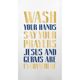 Wash Your Hands Linen Paper Guest Towels