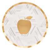 GOLDEN APPLE PAPER DINNER PLATES