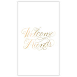 WELCOME FRIENDS PAPER GUEST TOWELS