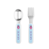 Personalized What a Hoot Kids Fork & Spoon