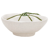 White and Green Pumpkin Bowl Large