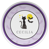 Personalized Wicked Halloween Kids Plate