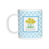 Personalized Wildflowers Kids Mug