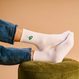Golf Embroidered Crew Socks