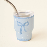 Bow Blue Tiny 2 oz. Tumbler