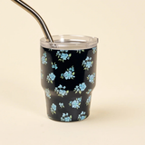 Danty Floral Navy Tiny 2 oz. Tumbler
