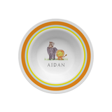 Personalized Zoo Friends Kids Bowl