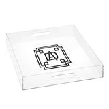 PERSONALIZED LARGE SQUARE ACRYLIC TRAY