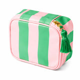 Striped Soft Travel Jewelry Box