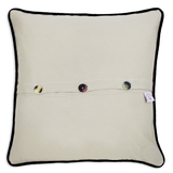 Alaska Hand-Embroidered Pillow
