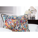 PRE-ORDER America Hand Embroidered Pillow