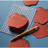 Apple Gingham Sticky Notes