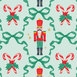 GREEN BOW NUTCRACKER BEVERAGE NAPKIN