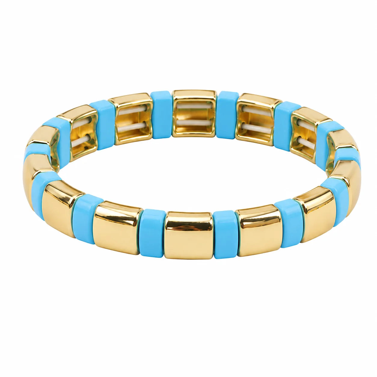 Gold Crush Tile Bracelet