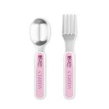 Personalized Ballerina Girl Kids Fork & Spoon