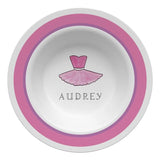 Personalized Ballerina Girl Kids Bowl