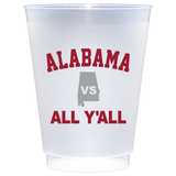 Alabama vs All Y'All  Frost Flex Cups
