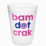 BAM DOT CRACK FROSTED CUPS
