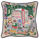 BIRMINGHAM HAND EMBROIDERED PILLOW